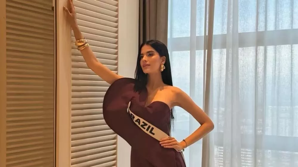 Brasileira concorre no Miss Universo 2025