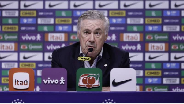 Ancelotti fala sobre lista final da Seleção para a Copa do Mundo de 2026: “está bastante completa”