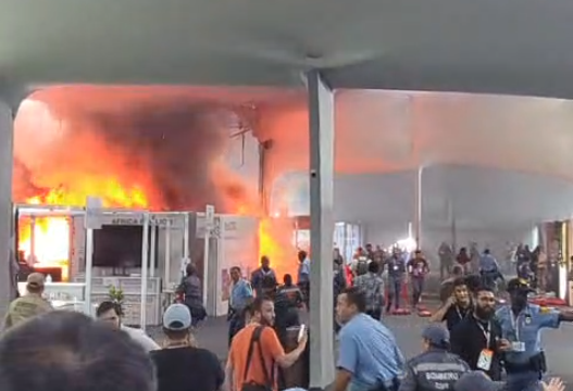 Após incêndio, ONU diz que local da COP agora é responsabilidade do Brasil