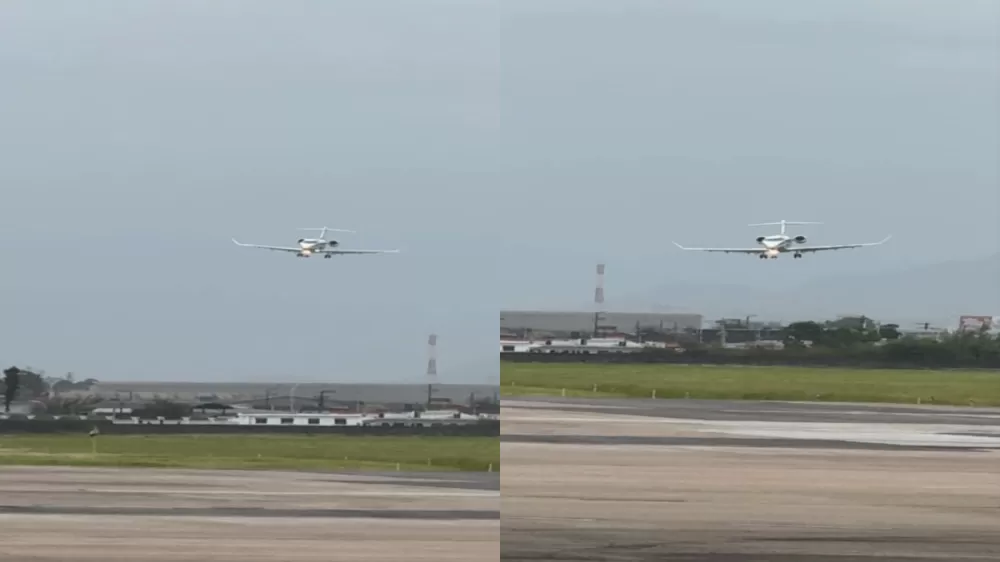 Avião com Luciano Hang, da Havan, faz pouso de alto risco em SC