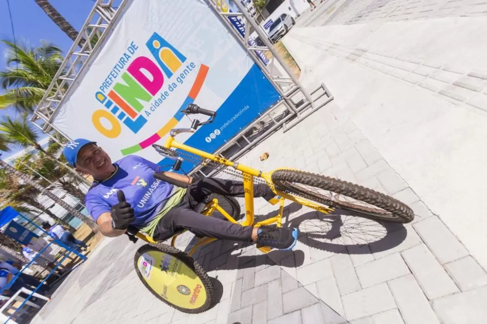 Olinda lança projeto Bike Sem Barreiras e reafirma compromisso com inclusão e acessibilidade