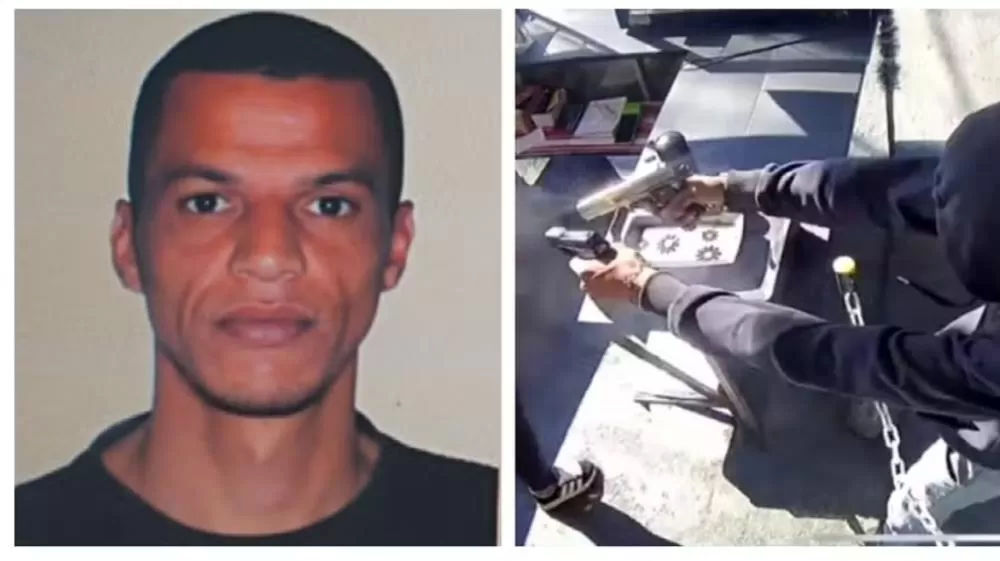 Polícia procura por homem que atirou contra a ex com duas armas dentro de pastelaria na Zona Norte de SP.