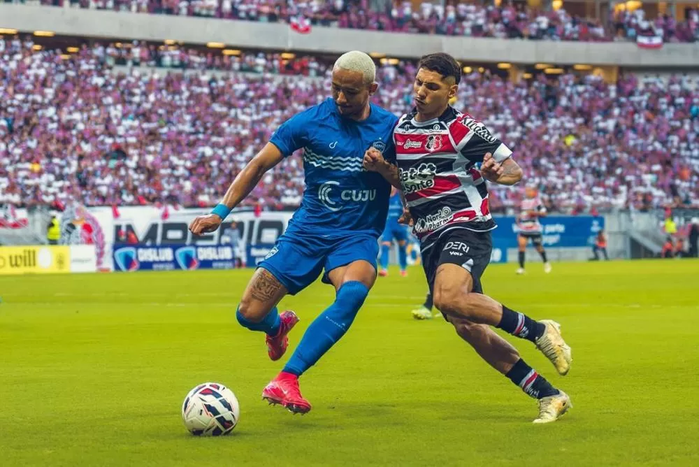 Lance de Santa Cruz x Barra, pela Série D - Foto: Fábio Souza/CBF