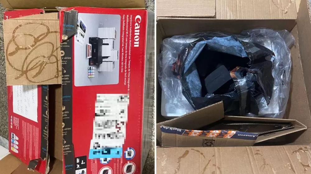 Jornalista compra impressora e recebe caixa com carvão: 'Susto e raiva'