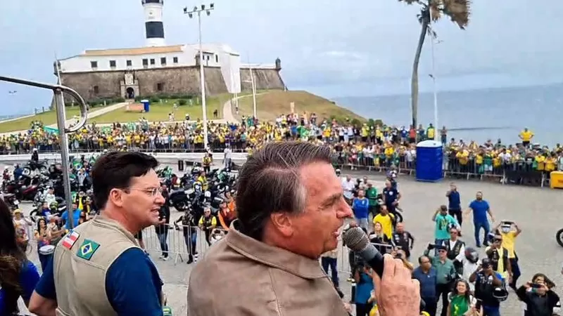 Salvador terá manifestação em favor de Bolsonaro no Farol da Barra