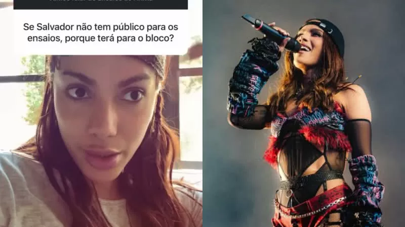 Anitta toma decisão sobre ensaios em Salvador após fala polêmica