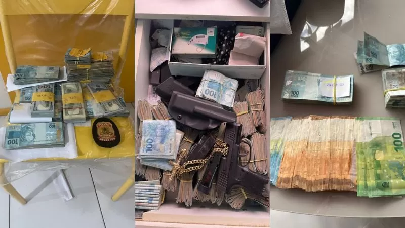 PF nas ruas: Polícia encontra farta quantidade de dinheiro vivo em operação contra corrupção no governo de Alagoas