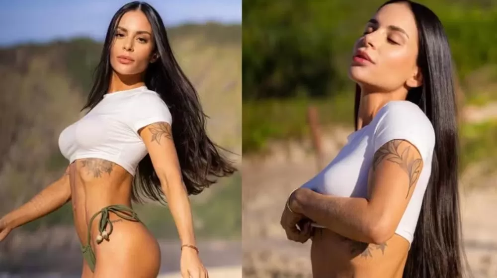 Separada de chefão da Viradouro, Thamires Hauch vive nova fase, retoma vida de musa fitness e posa de biquíni