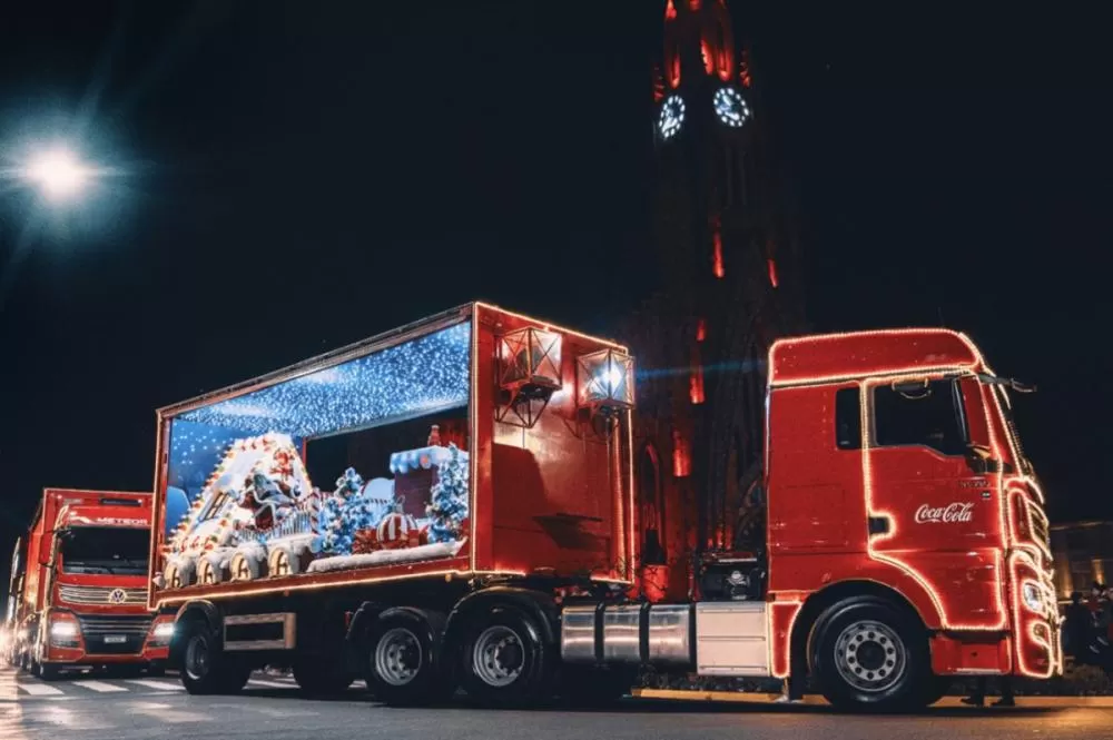 Caravana de Natal da Coca-Cola: veja horários do caminhão no Grande Recife