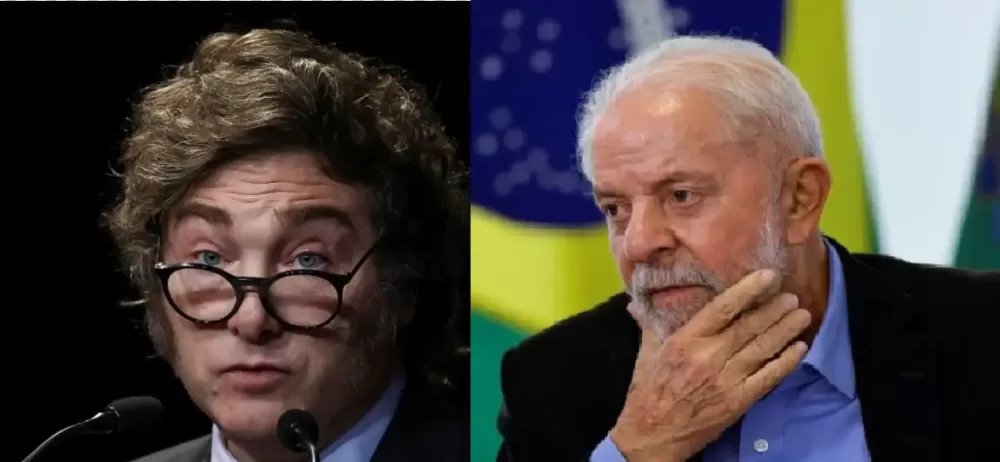 Cumprimento entre Lula e Milei é protocolar e frio, em comparação com abraço em Peña