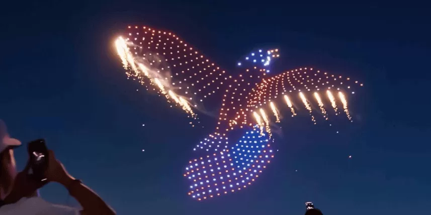Primeiro show de drones do Acre ilumina o céu de Rio Branco neste sábado; veja onde vai ser