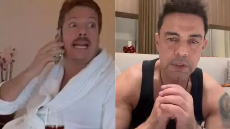 Fábio Porchat ironiza polêmica de Zezé Di Camargo com SBT: “Cancela”