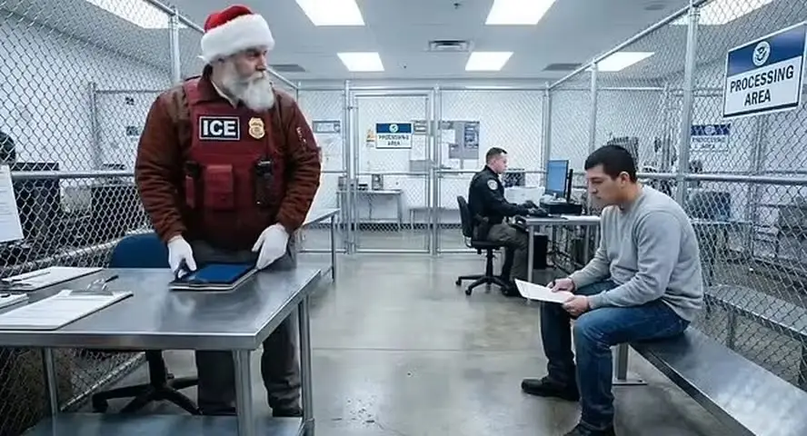 ICE usa Papai Noel em campanha para incentivar autodeportação de imigrantes nos EUA