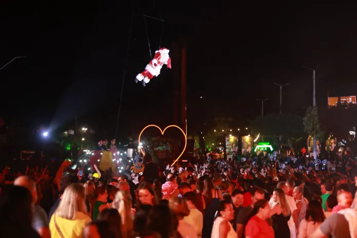 Ballet aéreo emociona e confirma Gravatá como destaque no Natal nacional