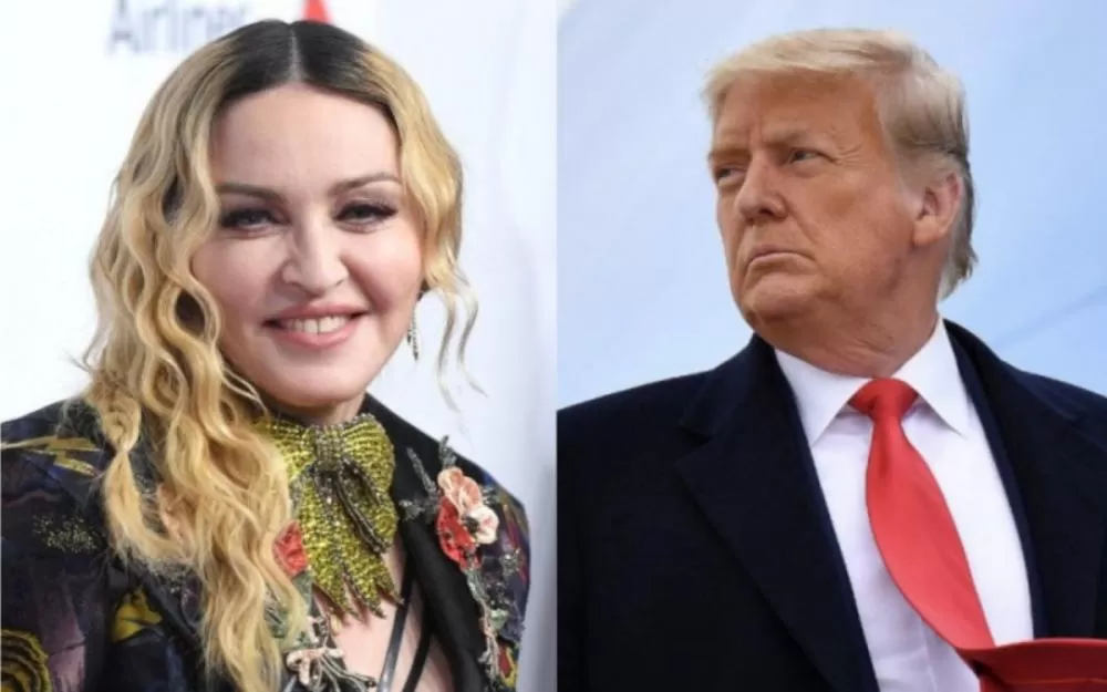 Madonna acusa Trump de ter se atribuído o título de 'rei'