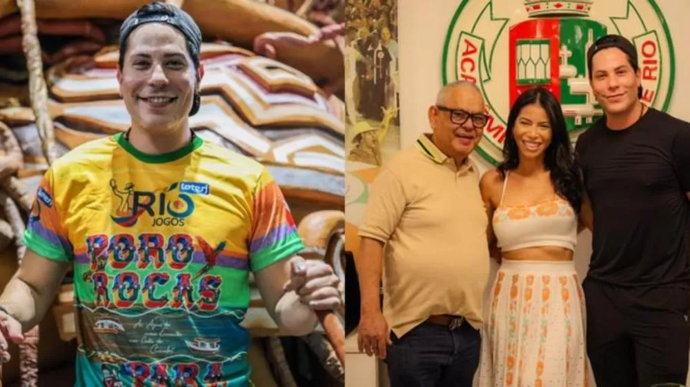 Christian Chávez chega ao Brasil para desfile na Grande Rio, que homenageia o Pará