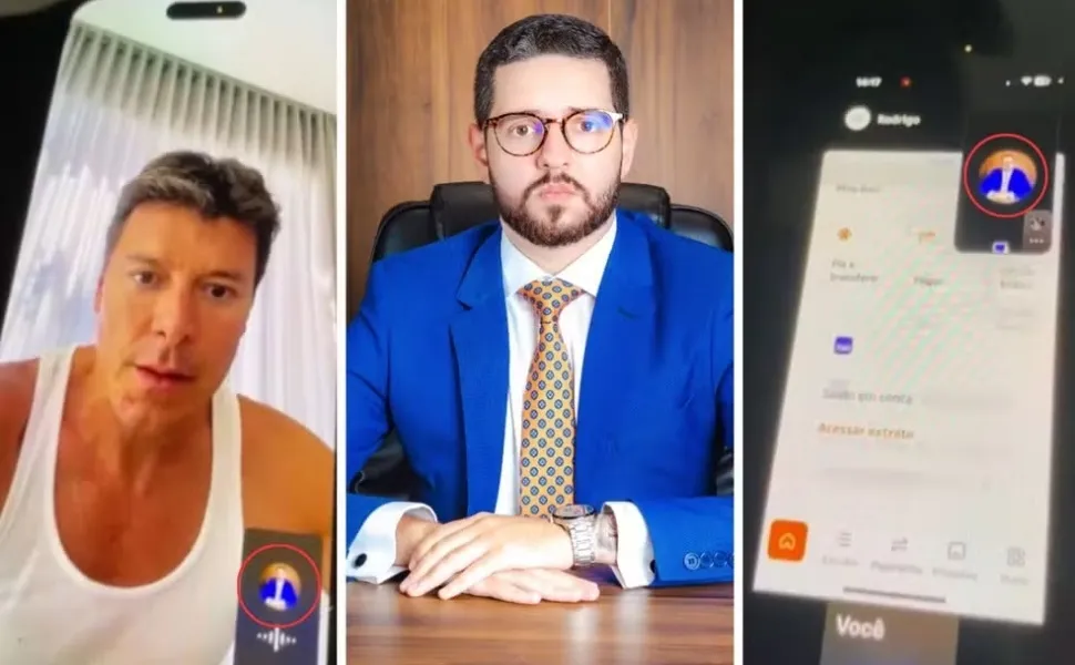 Rodrigo Faro cai em golpe e exibe extrato bancário a estelionatário em videochamada