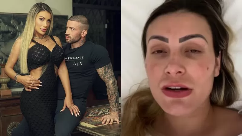 Andressa Urach vai parar no hospital após vídeo adulto com ator avantajado: ‘Dor forte’