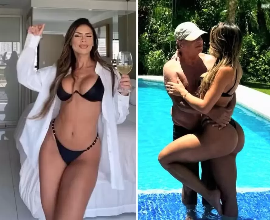 Clara Brasil celebra aniversário de 84 anos do noivo, ex-presidente da CBF