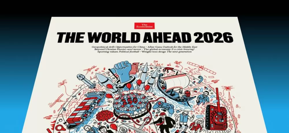 A capa da The Economist 2026: análise completa e por que muitos acreditam que ela esconde mensagens ocultas.