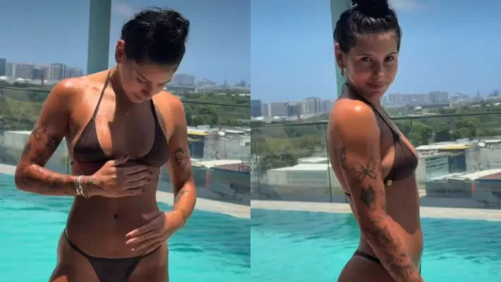 PERDEU ZÉ FELIPE! Vídeo de Ana Castela de biquíni enlouquece influenciador famoso e cantora recebe cantada pública; veja.