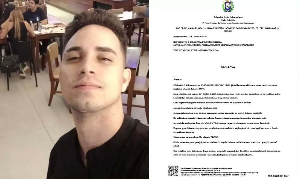 Acusado do assassinato do DJ foi condenado por tráfico de drogas em 2024