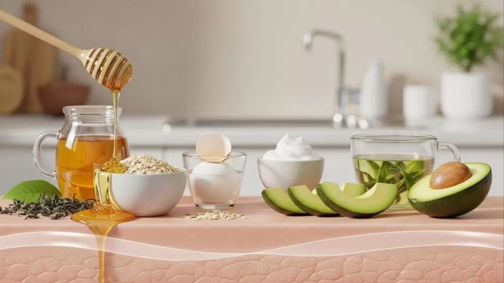 5 ingredientes da cozinha que mantêm sua pele firme que nem os cremes caros