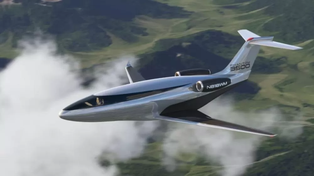 Como é o Phantom 3500, o avião comercial sem janelas que deve voar a partir de 2027