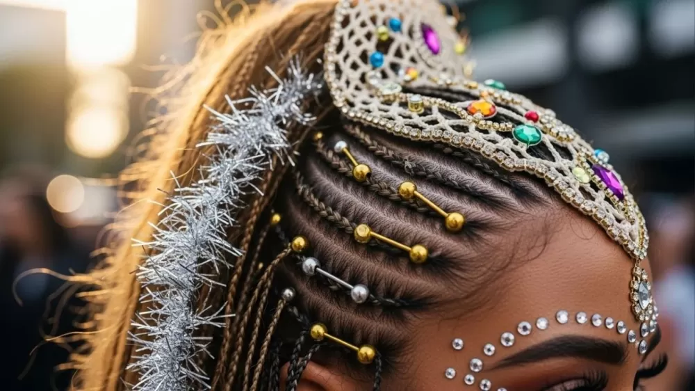 As 4 tendências para cabelo que vão dominar a folia em 2026