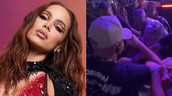 Segurança do show de Anitta é flagrado agredindo fã durante confusão; ASSISTA