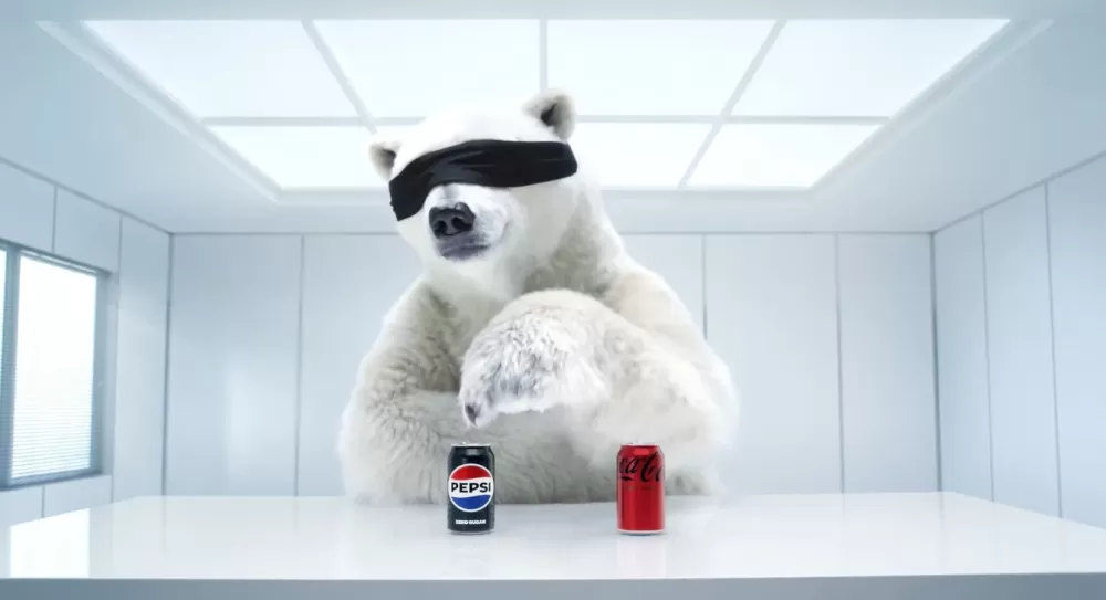 Pepsi ‘rouba’ urso polar da rival Coca-Cola em nova propaganda de sua versão zero