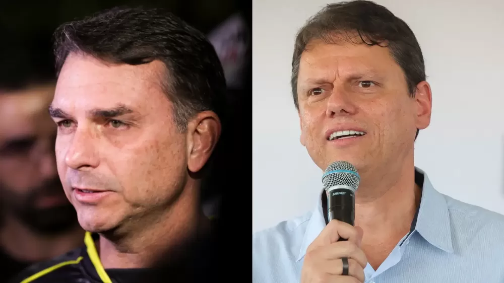 Flávio prega união da direita e diz que Tarcísio ‘saiu da costela de Bolsonaro’
