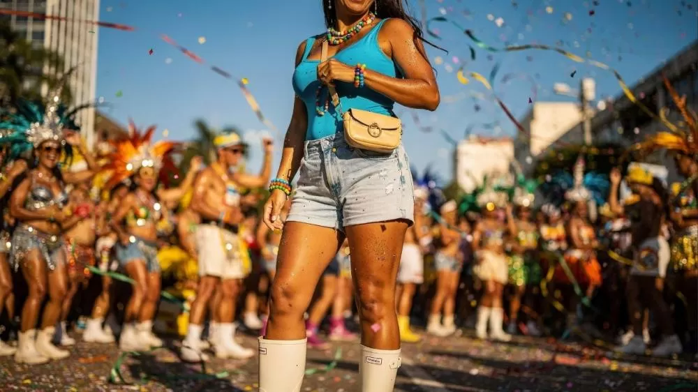 Looks de Carnaval 2026 femininos confortáveis, sem fantasia e com muito brilho