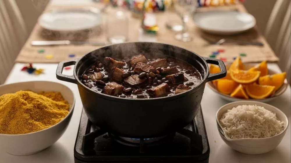 A feijoada carnavalesca que garante energia para os blocos sem complicar o preparo