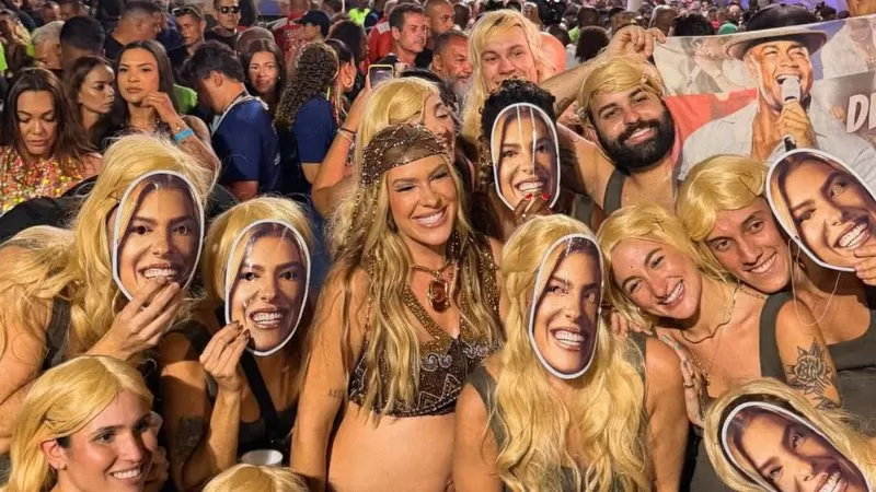 Grávida, Lore Improta dança com multidão no Pipoco de Léo Santana; assista