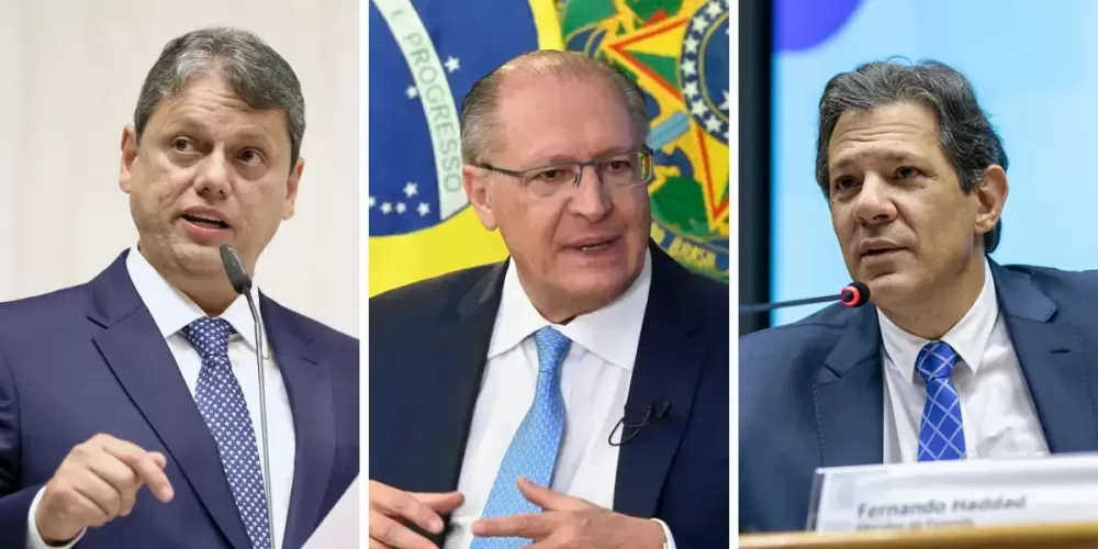 Tarcísio abre mais de 20 pontos ante Haddad e Alckmin no 2º turno em SP, diz pesquisa