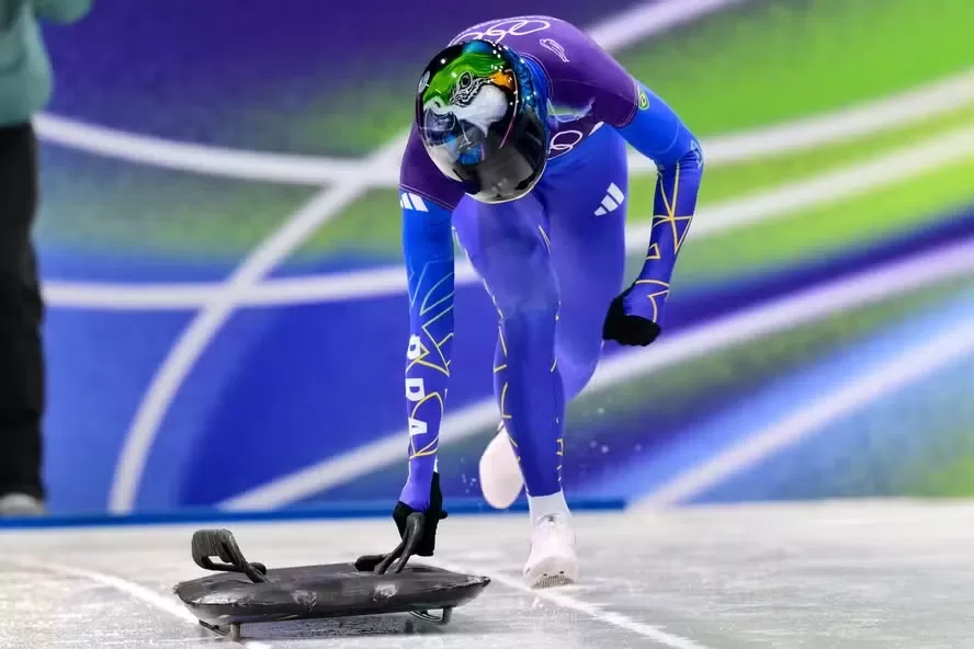 Nicole Silveira estreia em 13.º no skeleton dos Jogos Olímpicos de Inverno