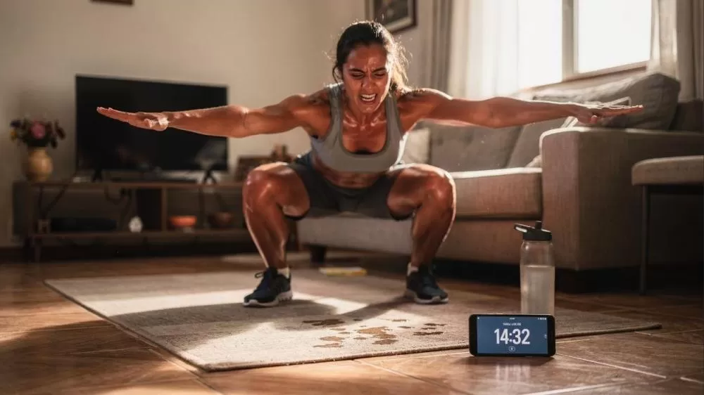 Treino de 15 minutos em casa ajuda você a sair do sedentarismo mesmo sem tempo