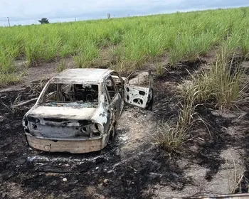 Imagens aéreas mostram local em que carro de motorista por app foi encontrado
