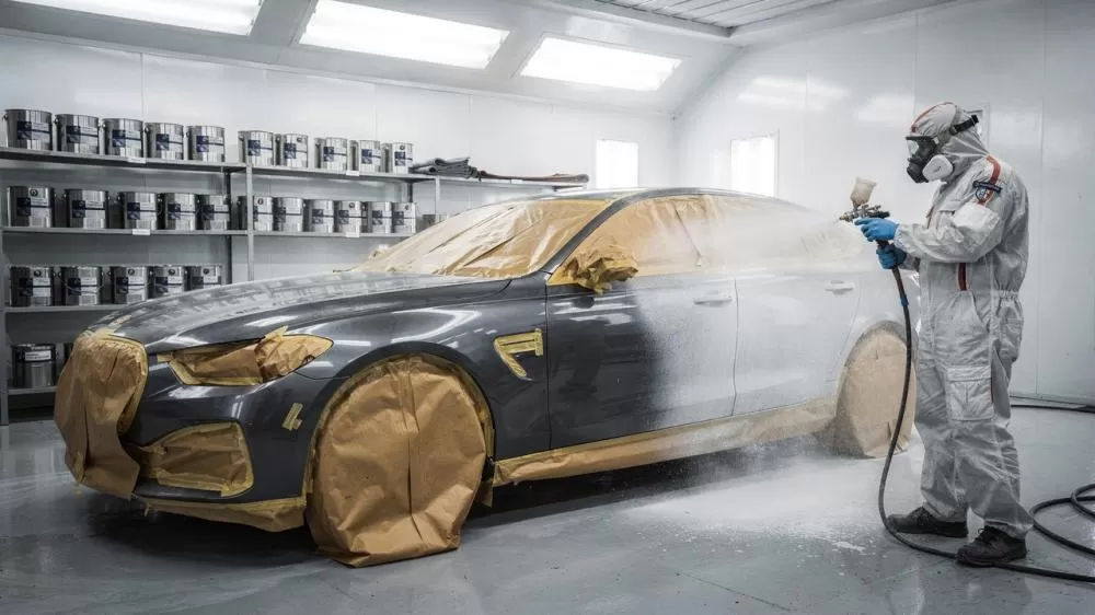 Pintar um carro completo ou parcial costuma mudar muito o valor final do serviço.