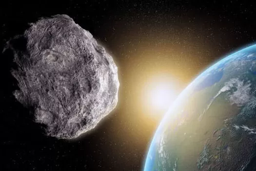 Cientistas projetam ideias para evitar colisão de asteroide com a Terra.