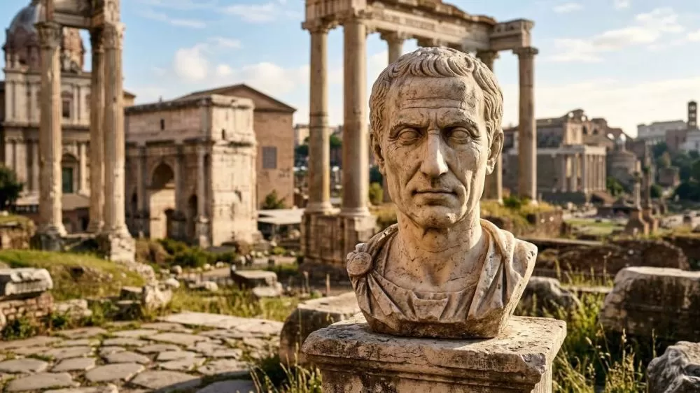 Arqueólogos revelam como Júlio César provavelmente era na vida real