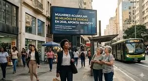 Mulheres acumulam 30 milhões de dívidas em 2025, aponta Recovery.