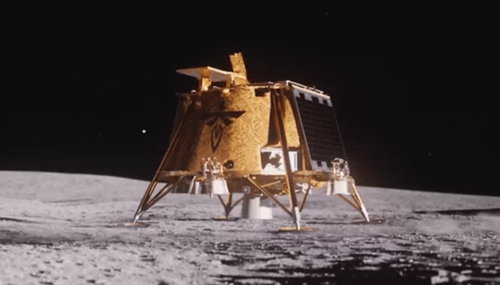 Módulo lunar de empresa privada pousa com sucesso na Lua neste domingo.