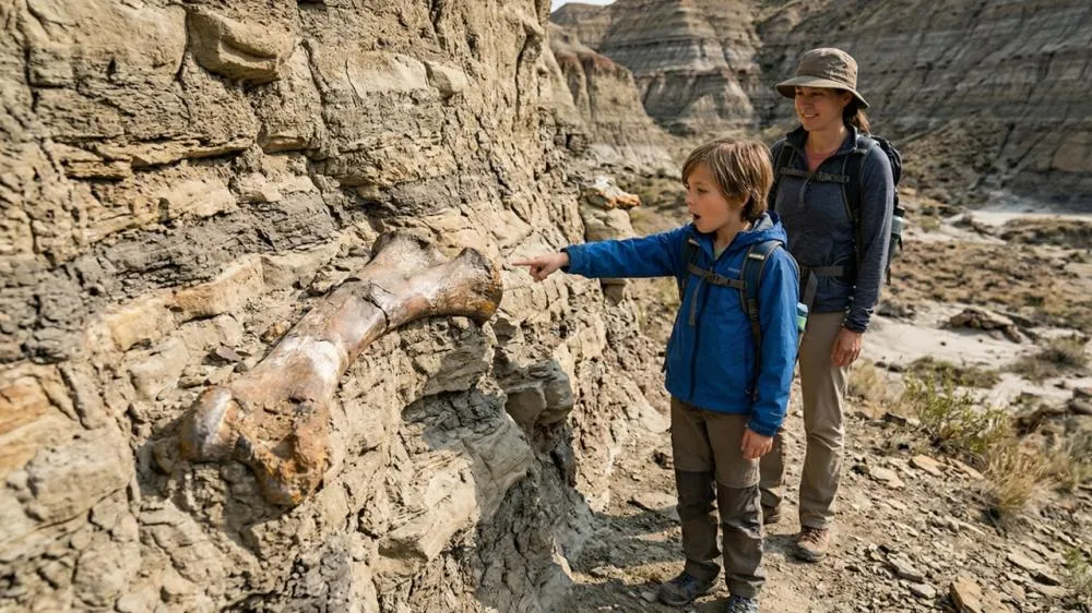Fóssil encontrado por criança durante passeio revelou espécie de dinossauro rara