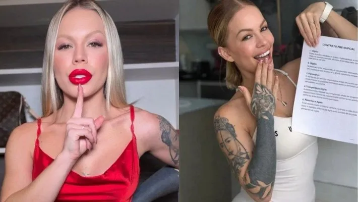 Influenciadora revela contrato pré-nupcial com mesada de R$ 20 mil para estética, sexo agendado e acesso às senhas