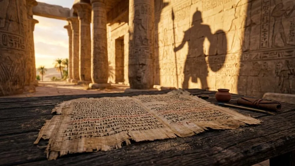 Um antigo papiro egípcio reacendeu o debate sobre a existência de pessoas gigantes
