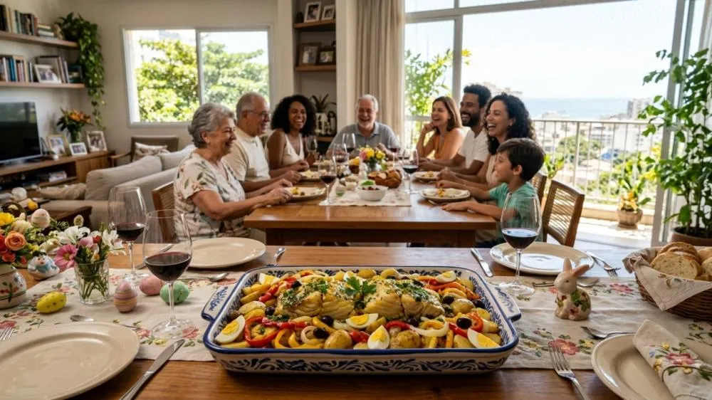 Quanto custa preparar um almoço de Páscoa completo para a família em 2026