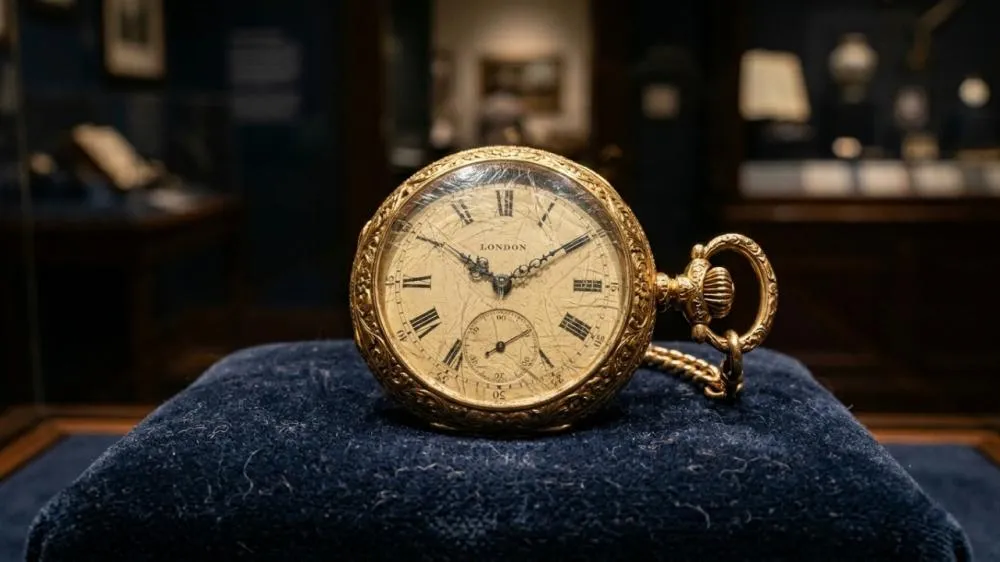 Um relógio de ouro do Titanic poderá se tornar o item mais valioso do naufrágio