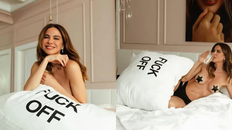 Luciana Gimenez posa nua e divide opiniões nas redes sociais; veja fotos